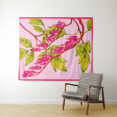 出血ハート花 タペストリー (インサイチュ(横))