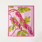 出血ハート花 タペストリー (正面)