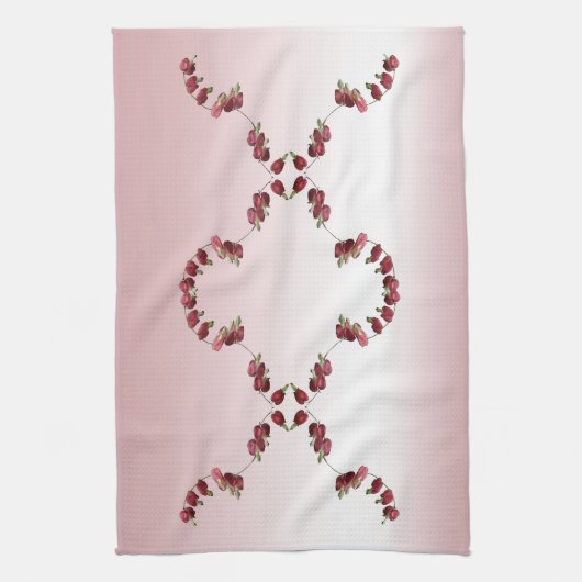 出血ハート キッチンタオル (縦)