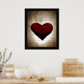 出血ハート ポスター (キッチン)