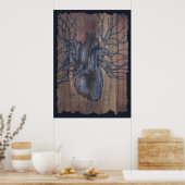 出血ハート ポスター (キッチン)