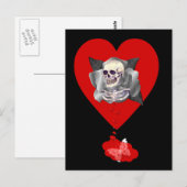 出血ハート ポストカード (正面/裏面)