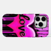 出血ハート Case-Mate iPhoneケース (裏面 (横))