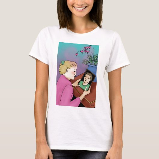 出血ハート Tシャツ (正面)