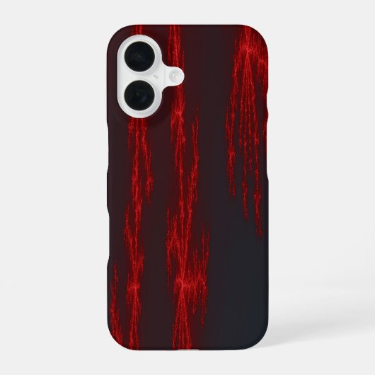 出血フラクタル iPhone 16ケース (裏面)