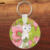 出血性ハート飛蚊磁石 キーホルダー (正面)