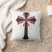 出血性十字架 クッション (ブランケット)