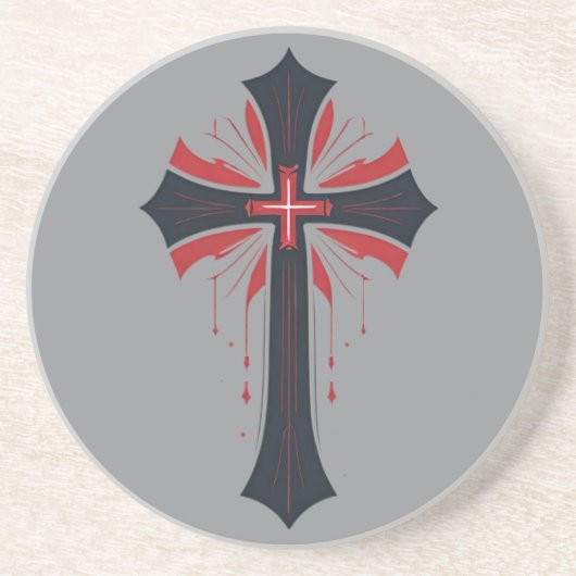 出血性十字架 コースター (正面)