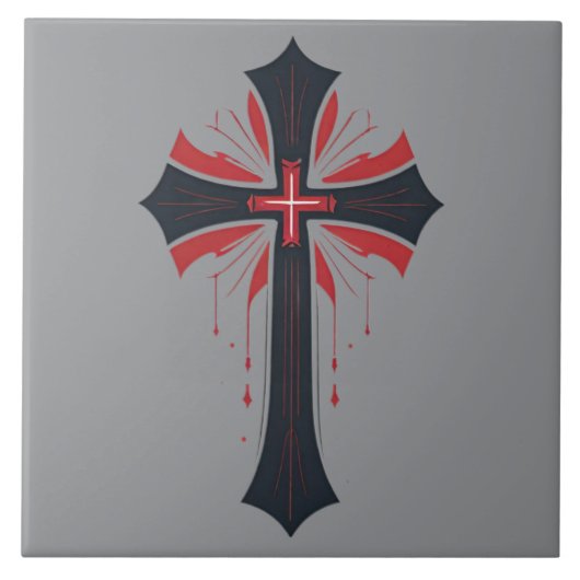出血性十字架 タイル (正面)