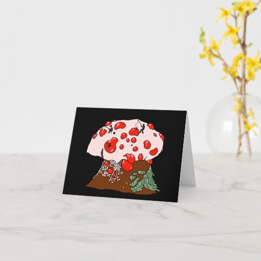 出血性歯茸魚釣り カード (黄色い花)