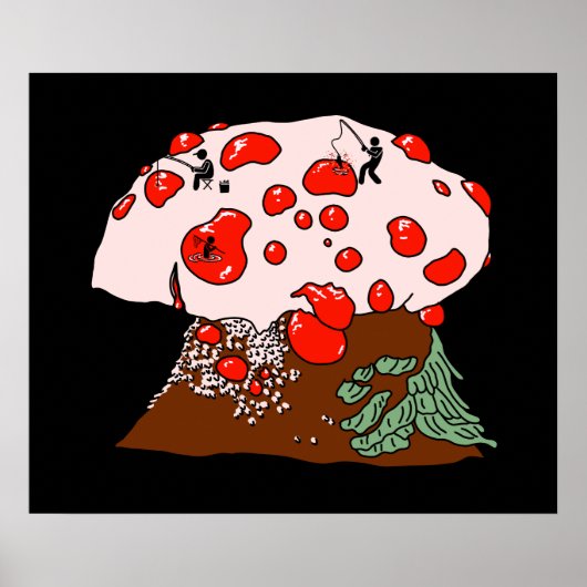 出血性歯茸魚釣り ポスター (正面)