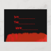 出血性牙招待状 インビテーションポストカード (裏面)