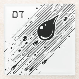 出血熱ペスト ガラスコースター