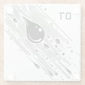 出血熱ペスト ガラスコースター (裏面)