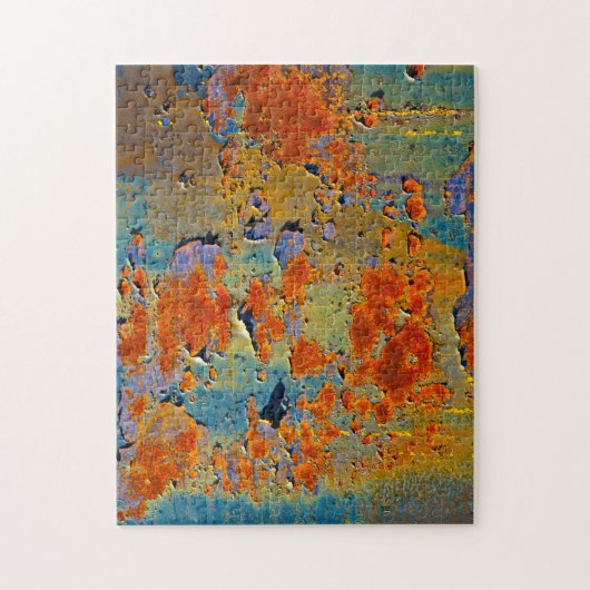 出血色100年の錆と絵を描 ジグソーパズル (縦)