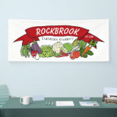 出身地の追加 | 農家市場シンボルや象徴 横断幕 (トレードショー)