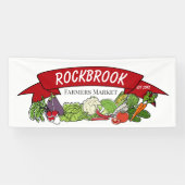 出身地の追加 | 農家市場シンボルや象徴 横断幕 (横)