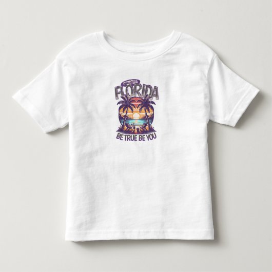 出身地をアピールしよう トドラーTシャツ (正面)