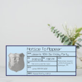 出頭要求 カスタム誕生日パーティー招待状 招待状 (スタンド正面)