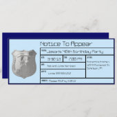 出頭要求 カスタム誕生日パーティー招待状 招待状 (正面/裏面)