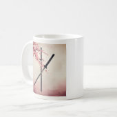 「刀と散華（Katana to Sange）」 コーヒーマグカップ (正面左)