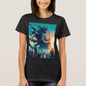 刀を手にした騎士のポスター Tシャツ (正面)