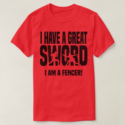 刀を持って素晴らしいる Tシャツ (デザイン正面)