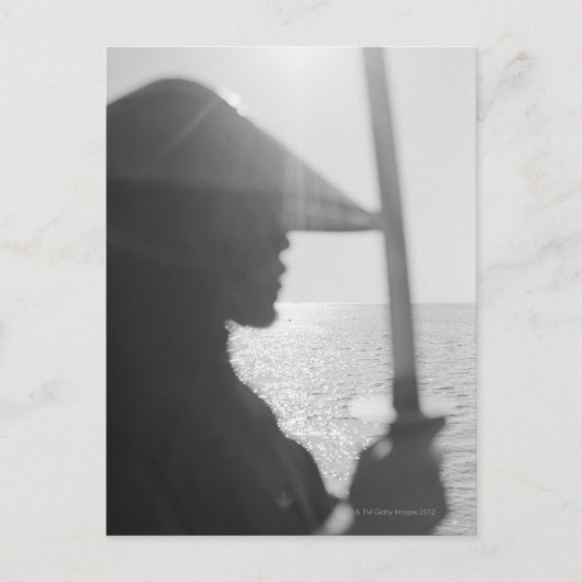 刀を持つ武士 ポストカード (正面)