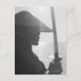 刀を持つ武士 ポストカード