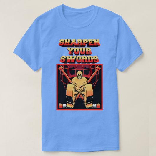 刀を研ぐ Tシャツ (デザイン正面)