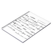 刀剣と中世の武器 ノートブック (左側)