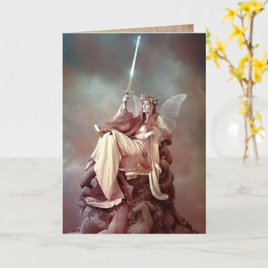 刀剣の女王 カード (黄色い花)