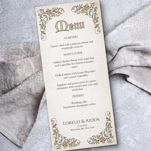 刀剣ゲーマー結婚ファンタジーのメニュー