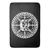 刀剣スカル バスマット (正面縦)