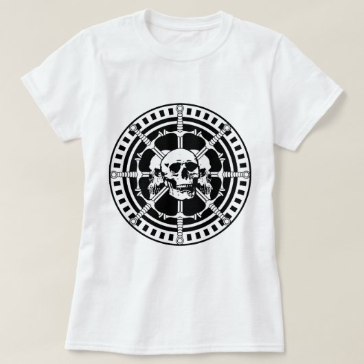 刀剣スカル Tシャツ (デザイン正面)
