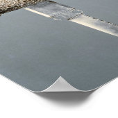 刀剣:切り鋼のカップ柄のレピア ポスター (角)