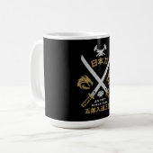 刀日本の刀 コーヒーマグカップ (正面左)