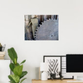 刃のこぎり ポスター (ホームオフィス)