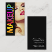 刃の鋭いメーキャップアーティストの名刺 名刺 (正面/裏面)