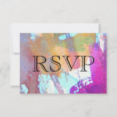 刃の鋭い水彩画 出欠カード (裏面)