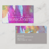 刃の鋭い水彩画 名刺 (正面/裏面)