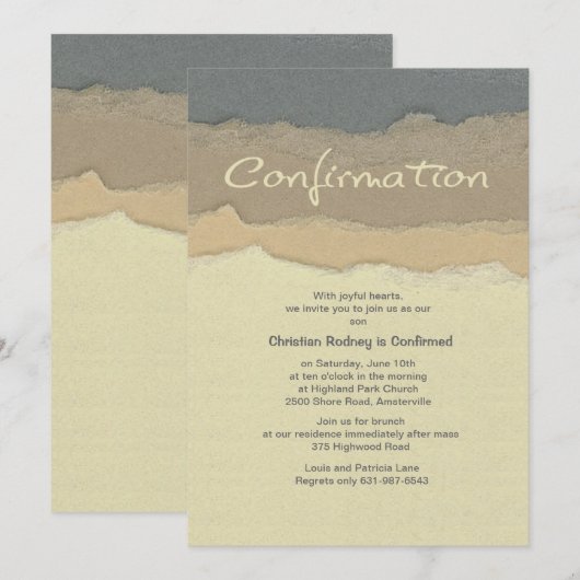 刃先確認招待状 招待状 (正面/裏面)