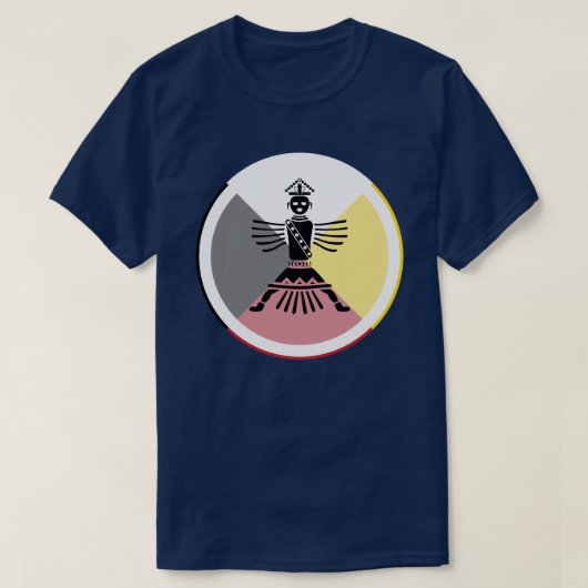 刃物を使った戦士 Tシャツ (デザイン正面)