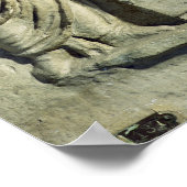 刃物店を描いたレリーフ、 浮き彫り ポスター (角)