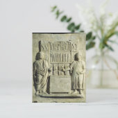 刃物店を描いたレリーフ、 浮き彫り ポストカード (スタンド正面)