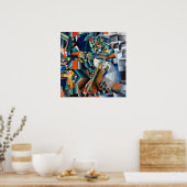 刃物研ぎ（キラキラの原理） ポスター (キッチン)