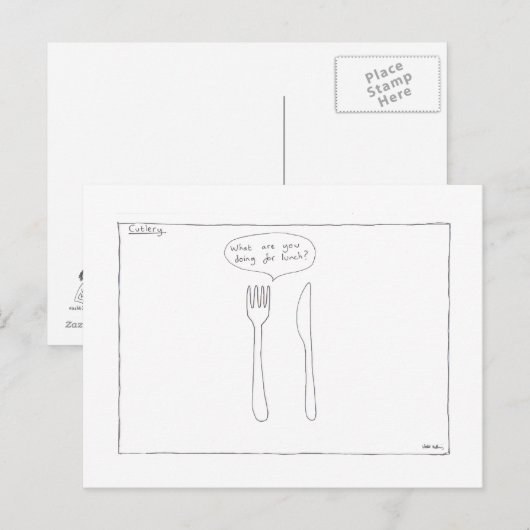 刃物 ポストカード (正面/裏面)