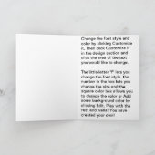 分かち合う感謝祭 シーズンカード (内部)