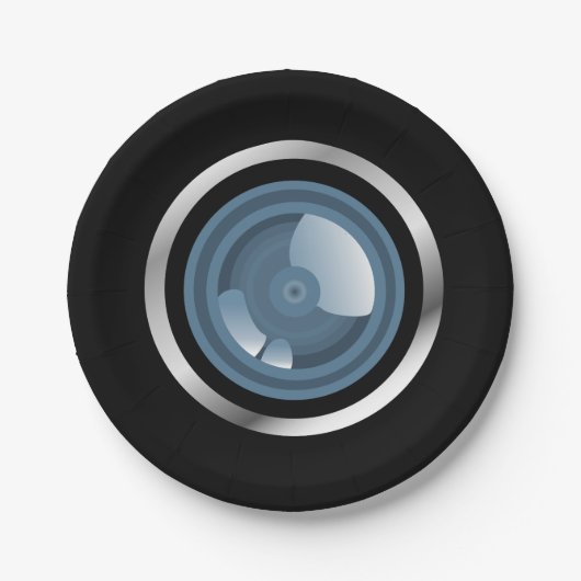 分かった!カメラレンズ紙プレート ペーパープレート (正面)