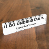 分かってるよ気に デスクネームプレート (側面)